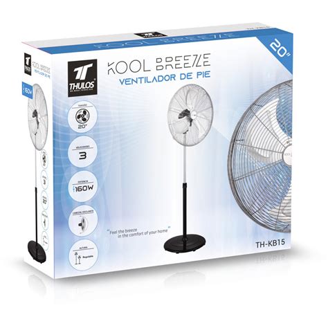 Ventilador De Pie 20 3 Velocidades 160W THULOS TH KB15