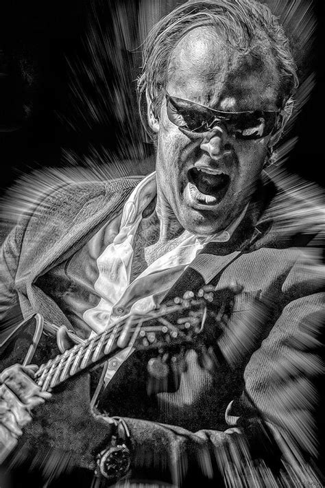 Joe Bonamassa Blues Mixed Media by Mal Bray - Pixels