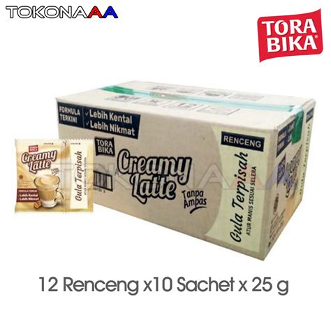 Torabika Creamy Latte 1 Duskarton Isi 12 Renceng X 10 Pcs X 25g