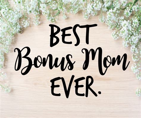 Bonus Mom Svg Best Bonus Mom Cut File Bonus Mom T Shirt Etsy