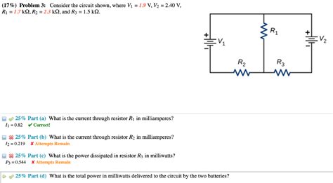 Solved 17 Problem 3 Consider The Circuit Shown Where Chegg