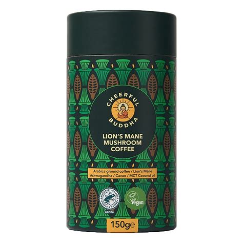 Cheerful Buddha Lion's Mane Mushroom Coffee Blend - infused with Lion ...