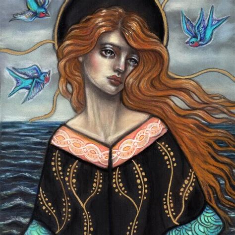 Nicnevin Scottish Witch Goddess Fine Art Print By Tammy Etsy