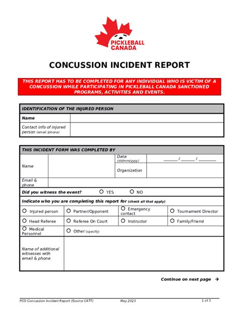 Concussion Policy And Procedure Protocol Doc Template PdfFiller