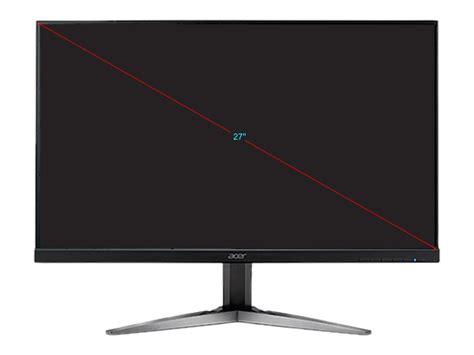 Acer KG271U Bmiippx 27 WQHD 75Hz LED Gaming Monitor Newegg