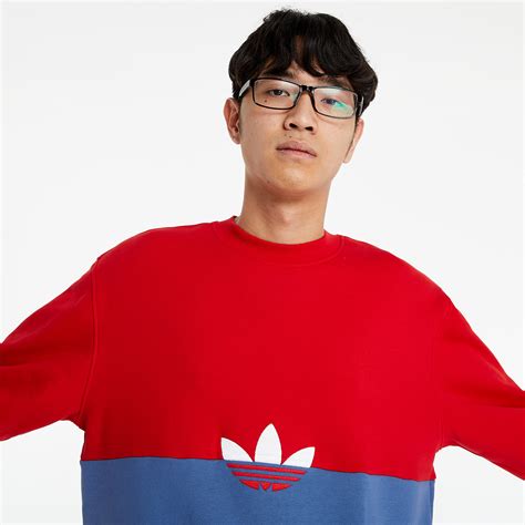 Adidas Adicolor Sliced Trefoil Crew Sweatshirt