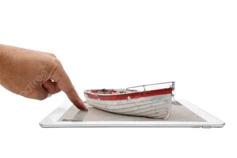 Virtual 3d Images Virtual Reality Naked Eye 3d Tablet Hand Technology PNG Image For Free