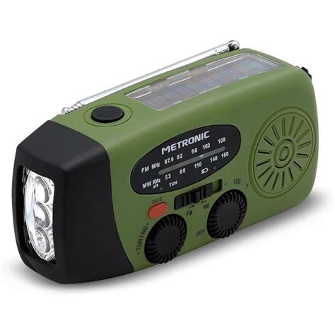 Radio Fm Solaire Portable Chargement Mah Dynamo Poste Avec Bouton