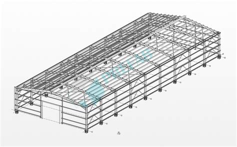 Metal Warehouses Factory Buildings Pre Engineered Steel Hangar