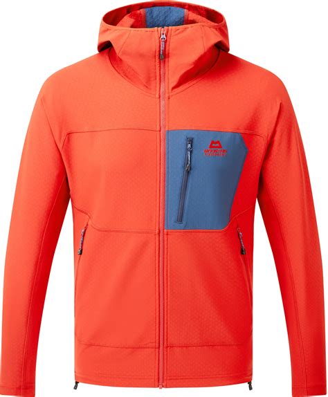 Mountain Equipment Mens Arrow Hooded Jacket Red Rock Dusk