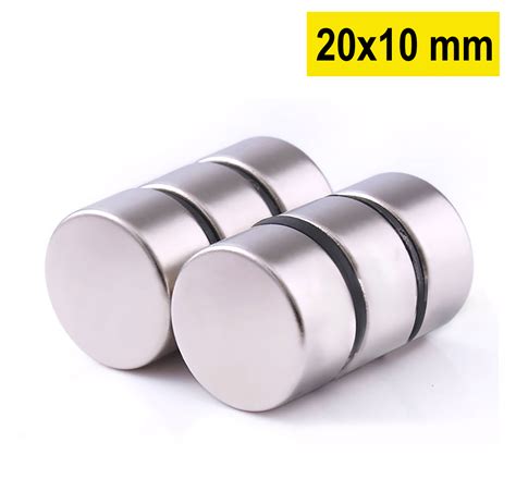 Çap 20mm X Kalınlık 10mm Yuvarlak Neodyum Mıknatıs Dünya Magnet Mıknatıs