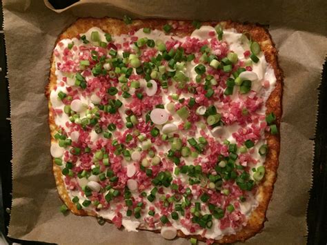Flammkuchen Rezept - Wie das Original, aber Low Carb!