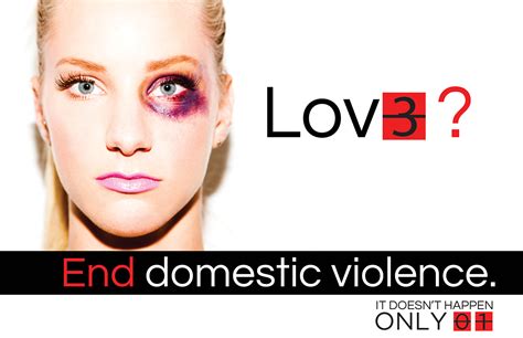 Domestic Violence campaign final poster on Behance