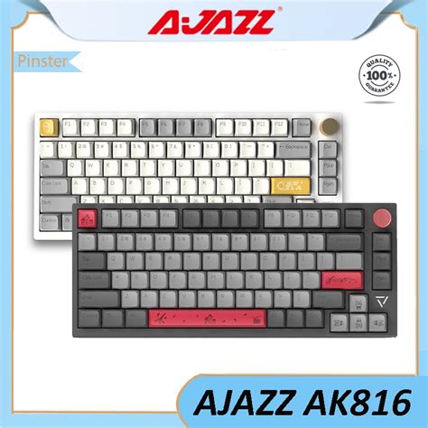 Ajazz Ak Mechanical Keyboard Key Rgb Mode Bluetooth Wireless Hot Swap Keyboard Gasket