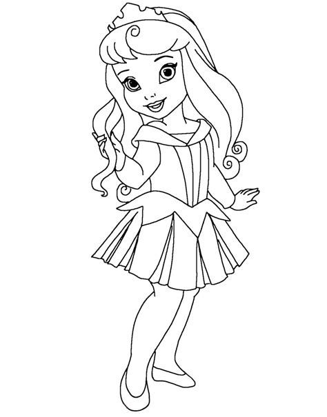 Chibi Aurora Coloring Page Free Printable Coloring Pages For Kids