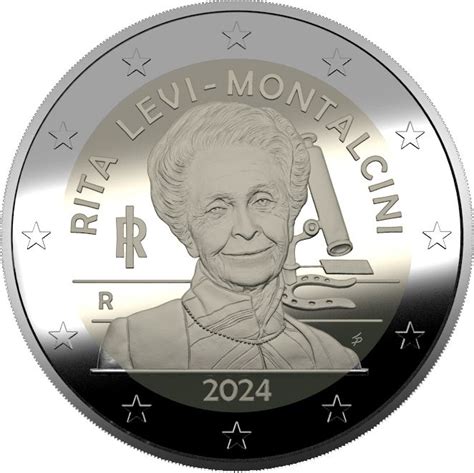 2 Euro Rita Levi Montalcini 2024 Cosmos Of Collectibles