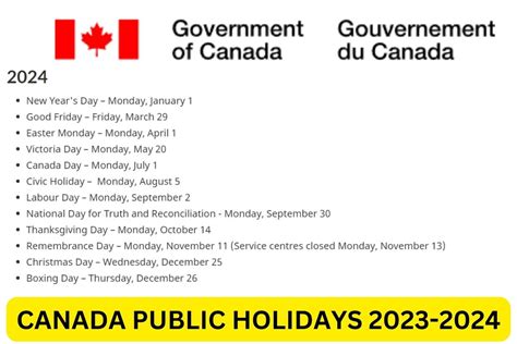 2024 Holidays In Canada - Trix Alameda