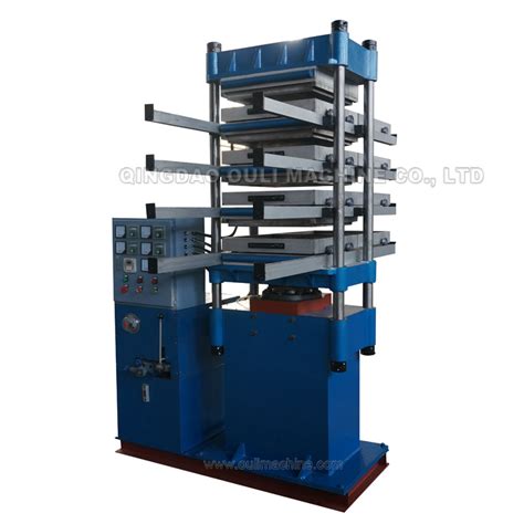 Rubber Interlock Tiles Floor Vulcanizing Curing Press Making Machine