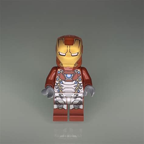 LEGO Marvel Super Heroes = Iron Man Mark 47 Armor Minifigure sh405 ...