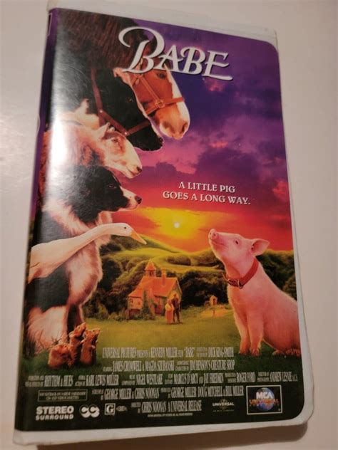Babe The Movie Vhs In Clamshell Disney Movie Film Etsy