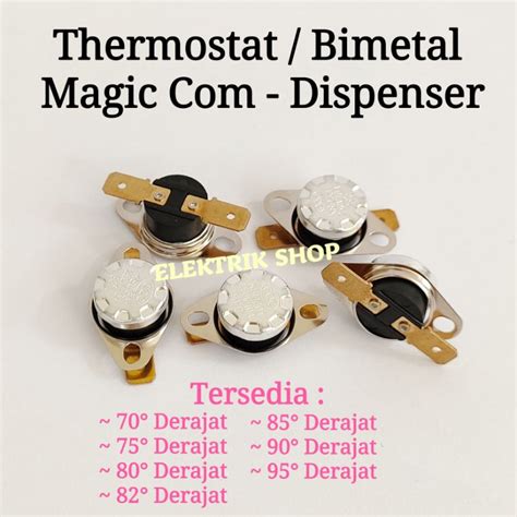 Jual THERMOSTAT BIMETAL UNTUK RICE COOKER MAGIC DISPENSER MULTI