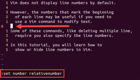 How To Show Or Hide Line Numbers In Vim Vi