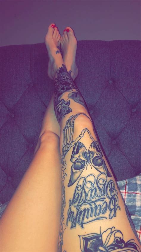 Womens Leg Sleeve With Roses And Skulls Leg Sleeves Leg Tattoos