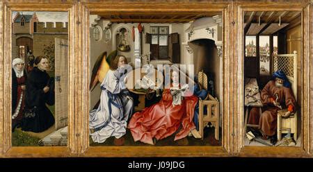 Annunciation Triptych Merode Altarpiece Artist Workshop Of Robert