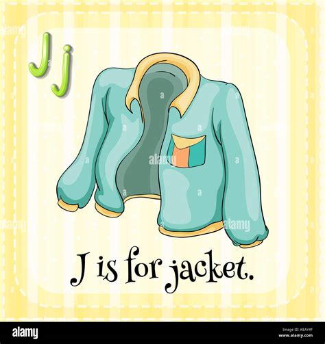 J For Jacket Stock Vector Images Alamy