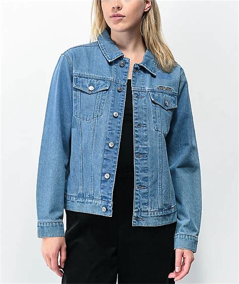 Santa Cruz Monarch Mushroom Denim Jacket