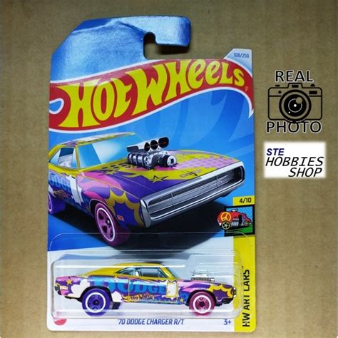 Ste8 Hot Wheels 70 Dodge Charger Rt 164 Scale Car Toys Shopee