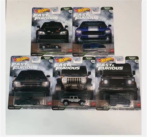 Hot Wheels Fast And The Furious Set Hobbies Toys Toys Games On Carousell