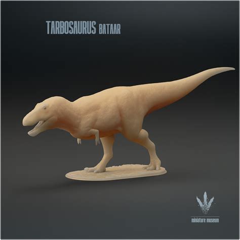 3D Printable Tarbosaurus bataar : The Alarming Lizard by Miniature Museum