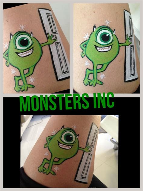 Monsters Inc Movie Inspired Leg Painting Face Painting Easy Face