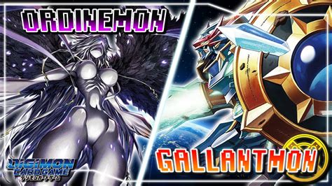 Digimon Card Game Ordinemon Yellow Vs Gallantmon X Red Bt