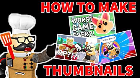 How To Make Roblox Youtube Thumbnails Quick Easy Free Youtube