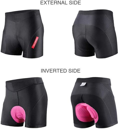 Pantaloncini Intimo Per Ciclismo Da Donna 3d Gel Asciugatura Rapida E