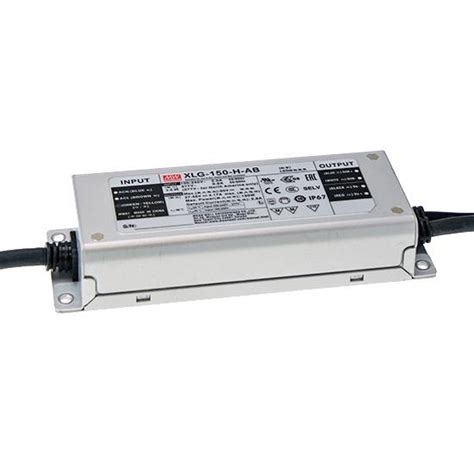 XLG-150-M-A | MEANWELL LED Driver 100-305V AC, 142-431V DC 700-2100mA ...