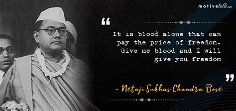 famous netaji subhas chandra bose quotes  awakening patriotic