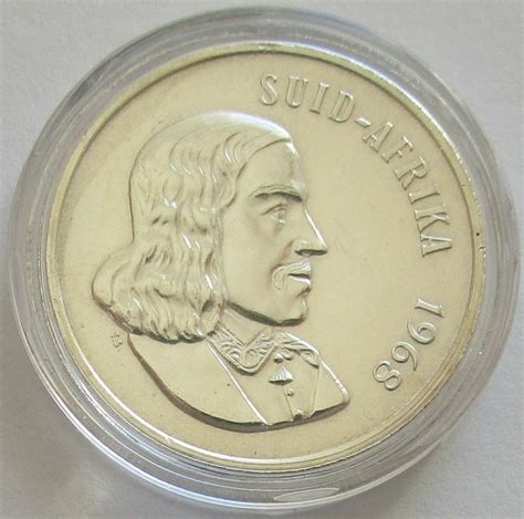 Südafrika 1 Rand 1968 Jan van Riebeeck Afrikaans Mago Muenzen 29 00