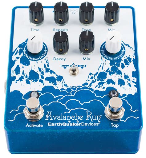 Avalanche Run™ Stereo Reverb & Delay with Tap Tempo — EarthQuaker Devices