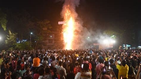 Dussehra 2023: A glimpse of Ravan Dahan celebrations across India ...