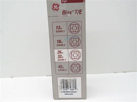 3 Pack GE F32TBX 840 A 4P Fluorescent 32 Watt Lamp Light Bulb 32W