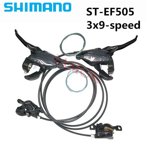 Shimano St-ef505 Mountain Bike Hydraulic Disc Brake Shift/brake Lever ...