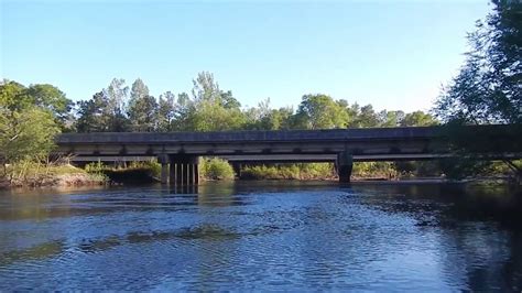 Canoeing Under The I10 Bridge On The Shoal River Youtube