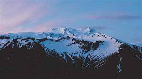 Landscape Sky Snow Winter Ice Arctic Alps Summit Plateau Ridge