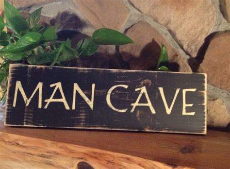 Rustic Sign / Man Cave / Handmade / Distressed / Home Decor