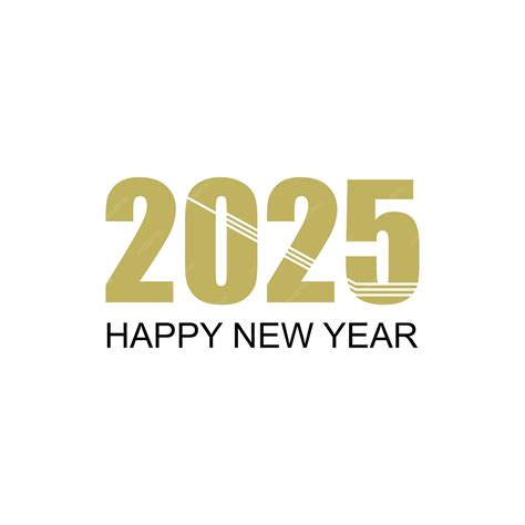 Frohes Neues Jahr 2025 Textdesign Cover Des Geschäftstagebuchs Für 2025