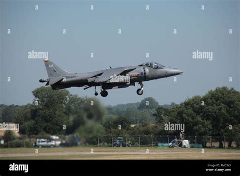 RAF Harrier jump jet RIAT, Fairford, 2006 Stock Photo - Alamy