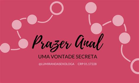 Prazer Anal Uma Vontade Secreta Jornal De Bras Lia